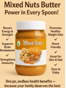 mixed nuts butter from lishe bora