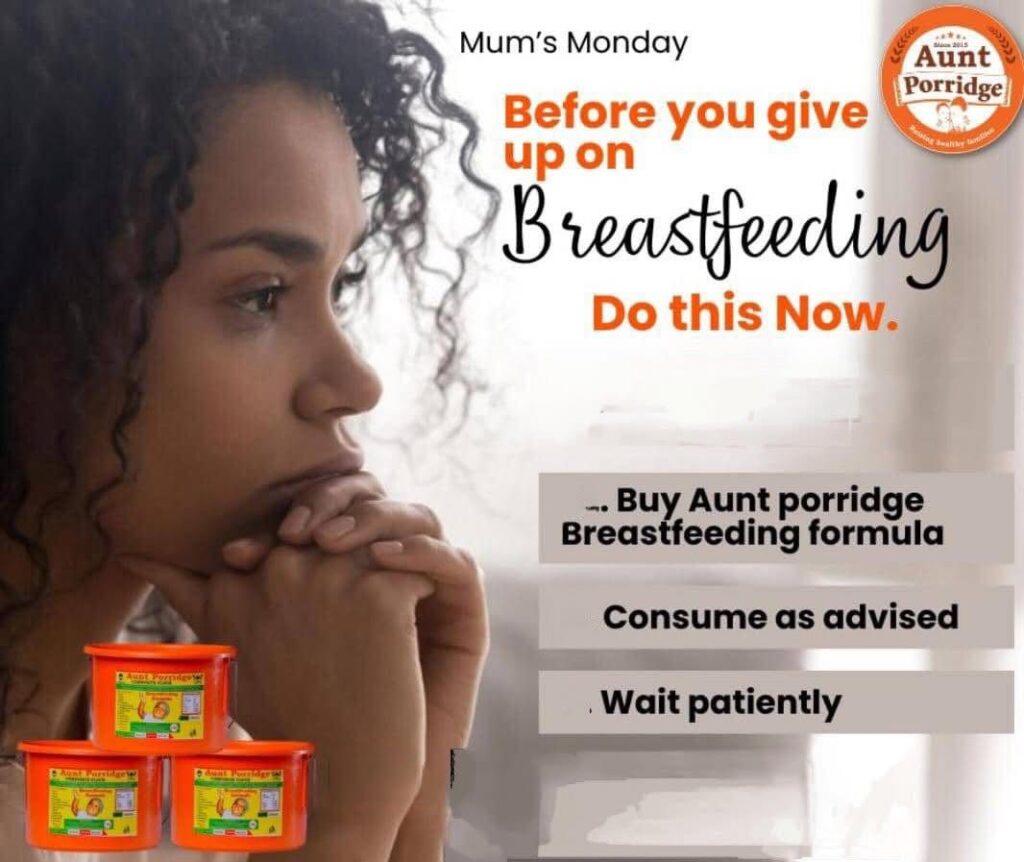 Food timetable for breastfeeding mothers