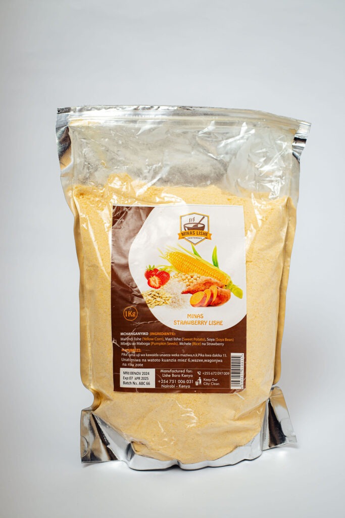 minas strawberry porridge flour for 9 months and above