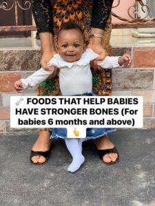 foods that help babies have stronger bones