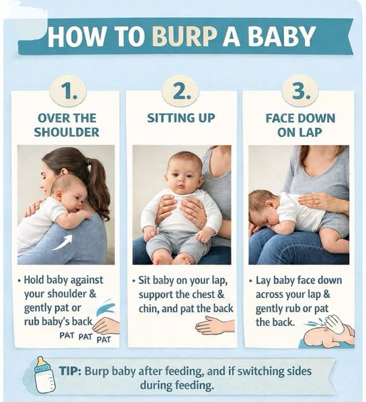 How to burp your baby