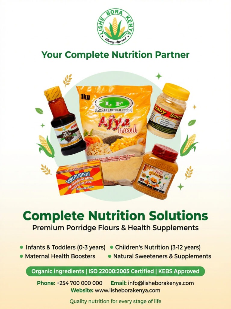 Lishe Bora Products in Nairobi Kenya